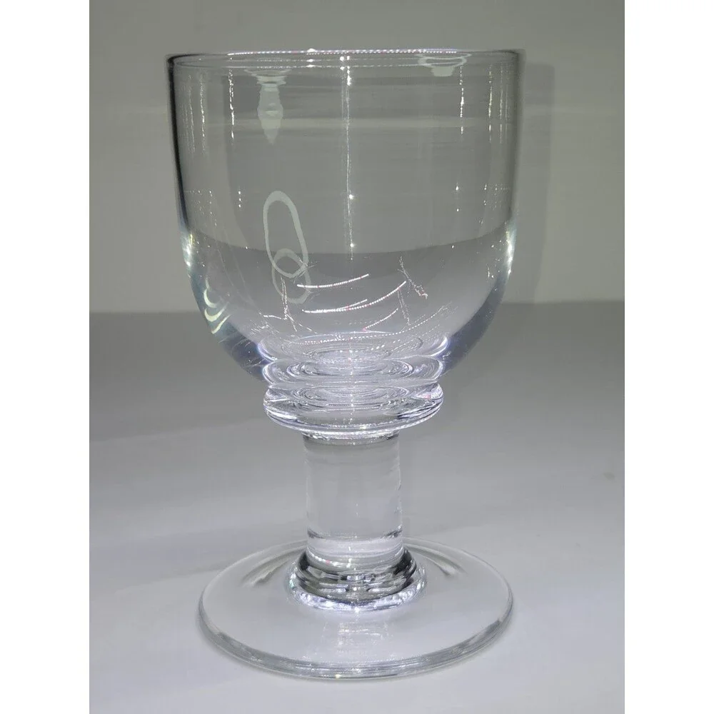 Simon Pearce Essex Water Goblet Glass 6.5
